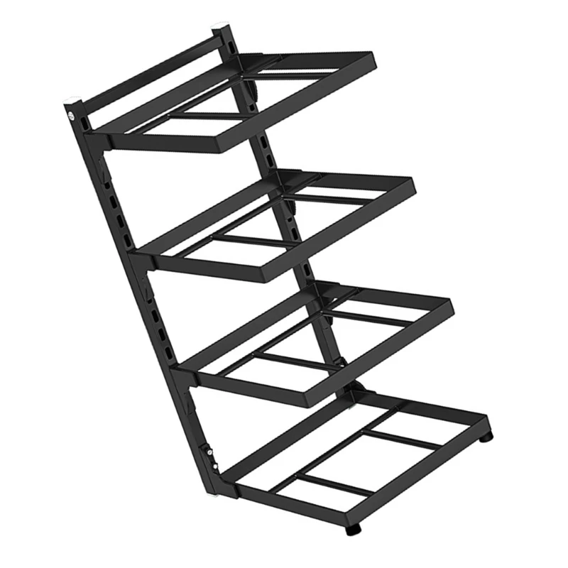 Organizzatori per armadietti per rack per pentole regolabili Scaffale per fornelli in acciaio carbonio Installazione semplice