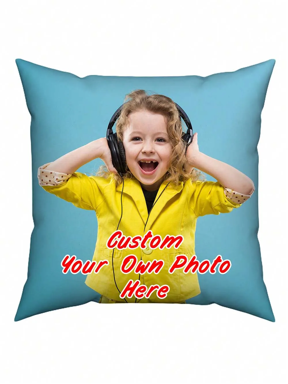 

1PC Custom Your Family Baby Photo Cushion ,Customized Throw Pillow Home Decorative, Square Wedding Pet Mother's Day Gift Print
