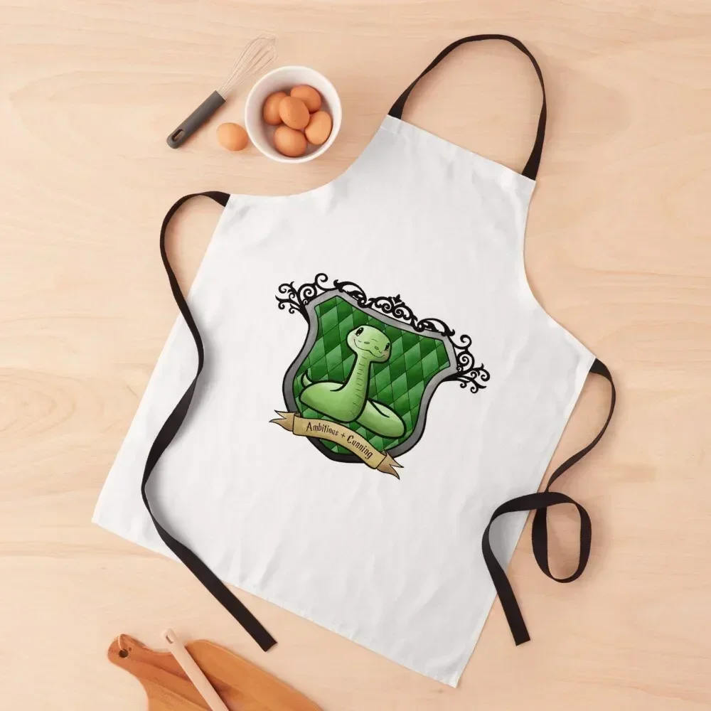 

Snake Serpent Emblem Ambitious Cunning T-Shirt Sticker Phone Case Apron Woman Kitchen Kitchen Special Accessories Apron