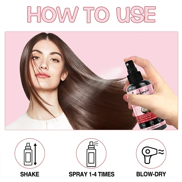Heat Shield Hair Protection Spray 5