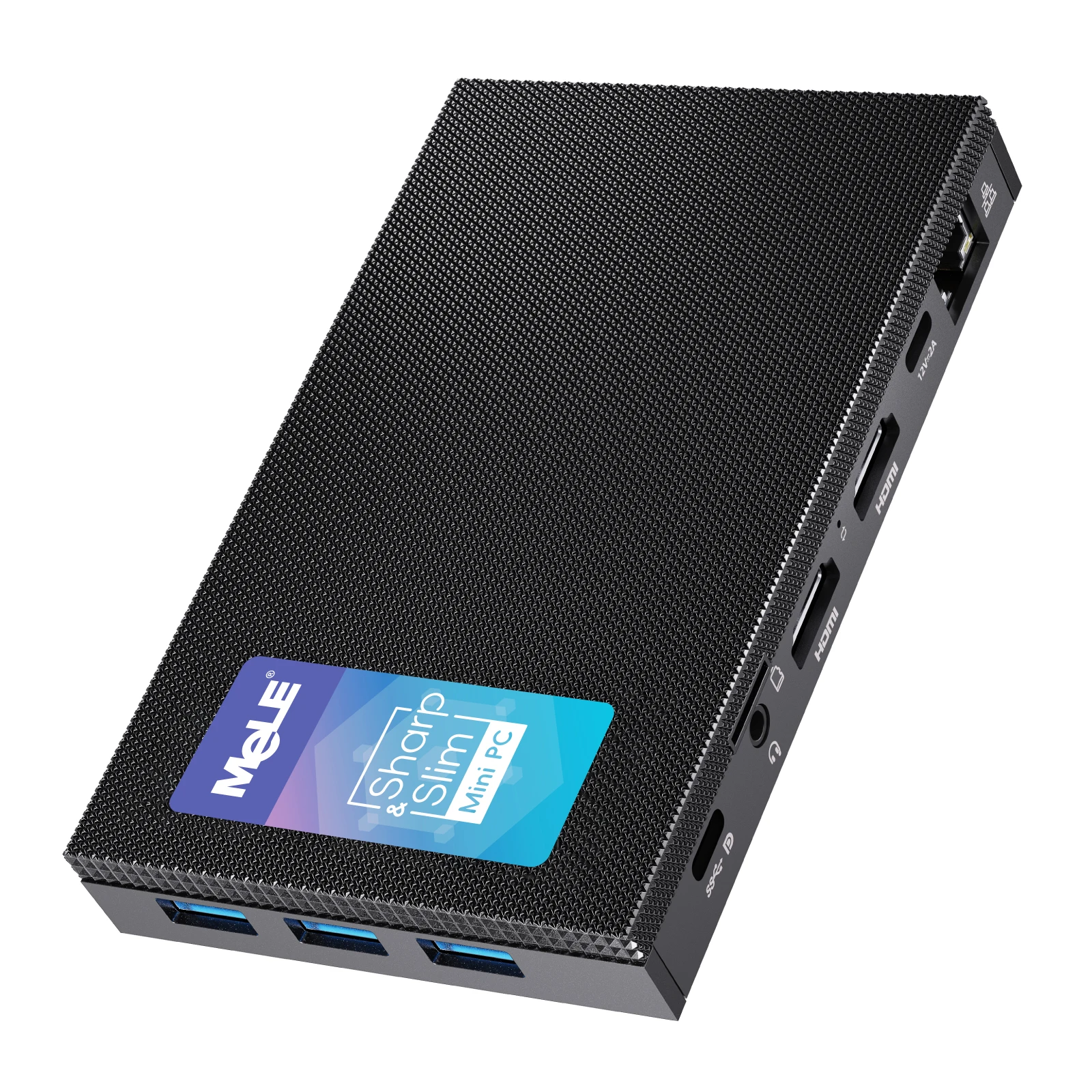 

MeLE Fanless Thin Mini PC Windows 11 Pro Celeron N5105 8GB 128GB Small Computer Gigabit Ethernet,WIFI5,4K HDMI,PD3.0 Quieter3C