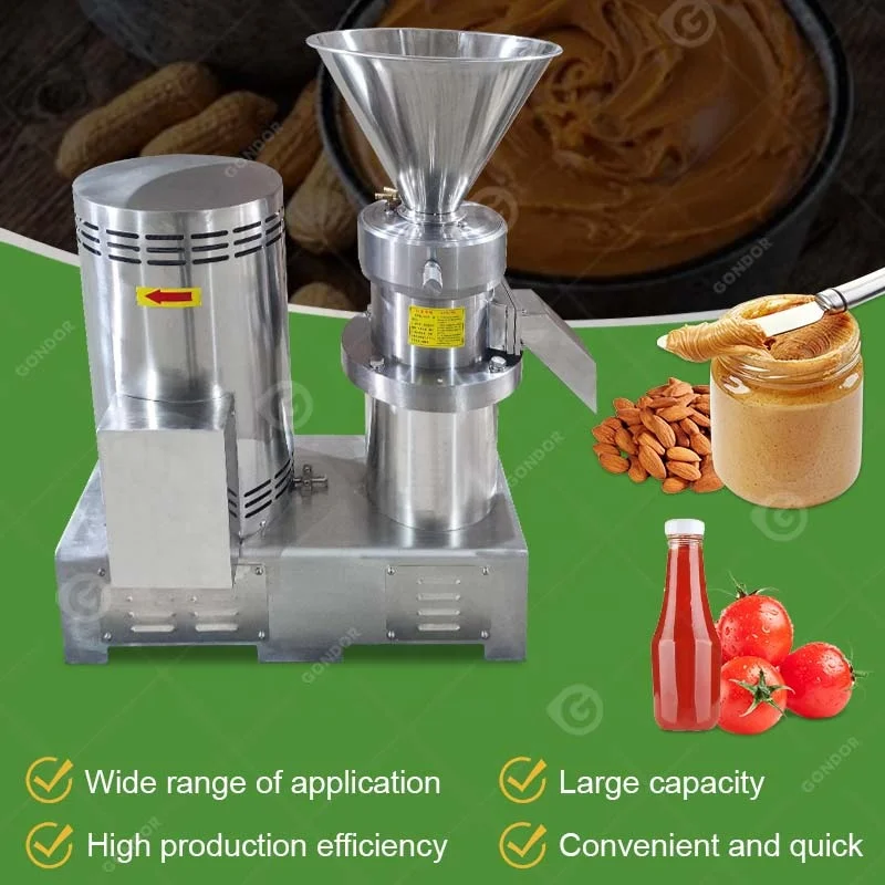 Price Shea Process South Africa Small Grind Sesame Maker Tahini Nut Peanut Butter Make Colloid Mill Machine