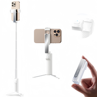 Portable Selfie Stick Tripod with Bluetooth Remote,Adjustable Phone Holder for Live Streaming & Vlogging, Compact Desktop Stand‌