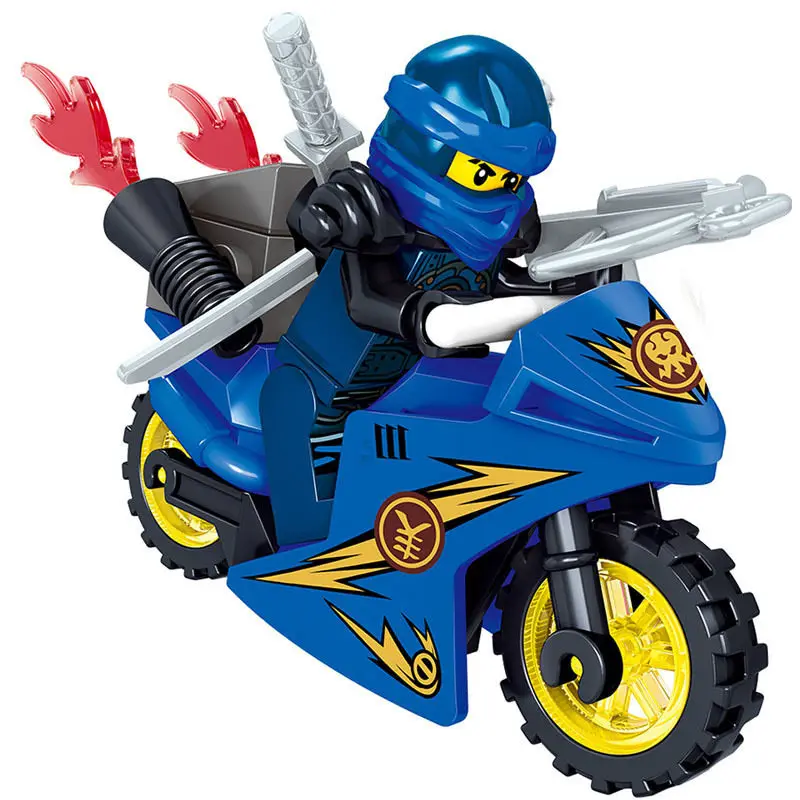 Ninja Series Cool Motorcycles Building Blocks Kai Jay Cole Lloyd Interlocking Bricks Assemble Hobby Collectible Toys - view 4