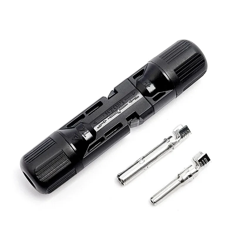 Compatible with MC4 Solar Connector Male Female 1000V 30A PV Cable Plug IP67 Waterproof Certified PPO Housing Photovoltaic