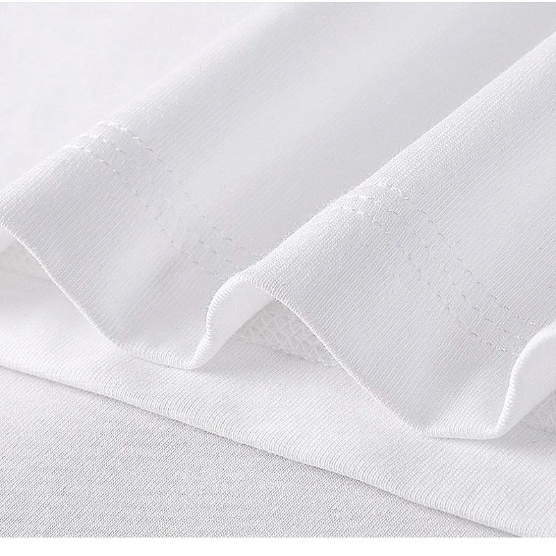 Men's Summer Pure Cotton Printed T-shirt Plus Size Casual Versatile Comfortable Short sleeved Top Trendy Cool Street T-shirt
