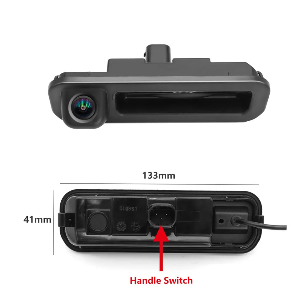 Starlight Night Vision Waterproof AHD 1080P Car Rear View Trunk Handle Camera For Ford Focus 3 MK3 C MAX 2011-2014