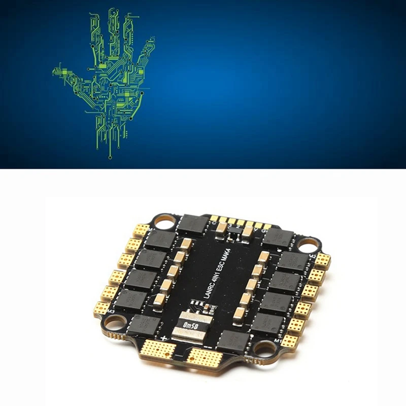 BLS-45A 4In1 ESC 2-6S FPV ESC 30X30mm RC FPV 드론용 Dshot300-600/Multishot/Oneshot/PMW 지원