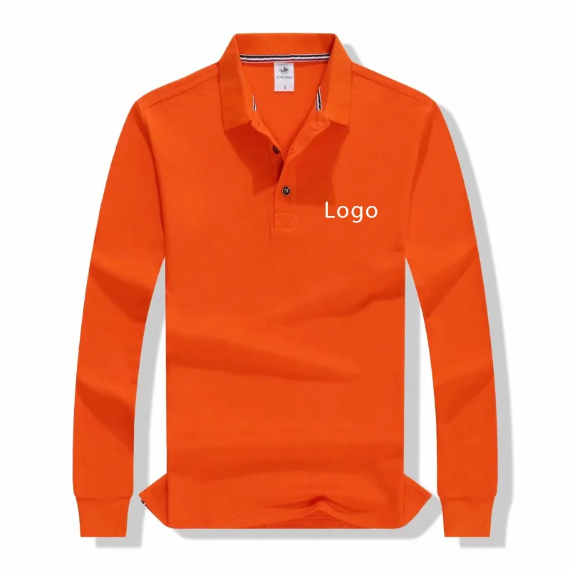 Create Custom Polo Shirts For Company Team Group Uniform High Quality Printing Own Logo Text Men And Women 100% Cotton Polos Top