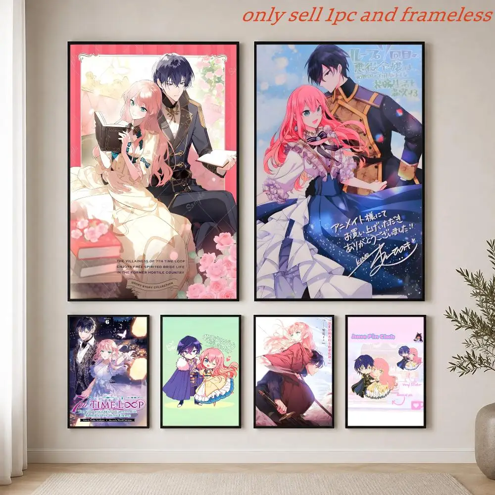 Comic Cartoon 7-7th Time Loop Poster HD Hot Theme Singer/OST/Movie/Anime-Waterproof Self-Stick Home Decor