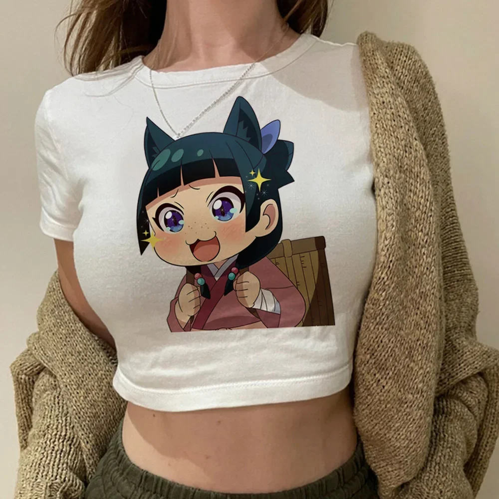 Apothecary Diaries crop top Streetwear coquette Slim Fit Cute Aesthetic harajuku shoujo girl style y2k cute teens clothes