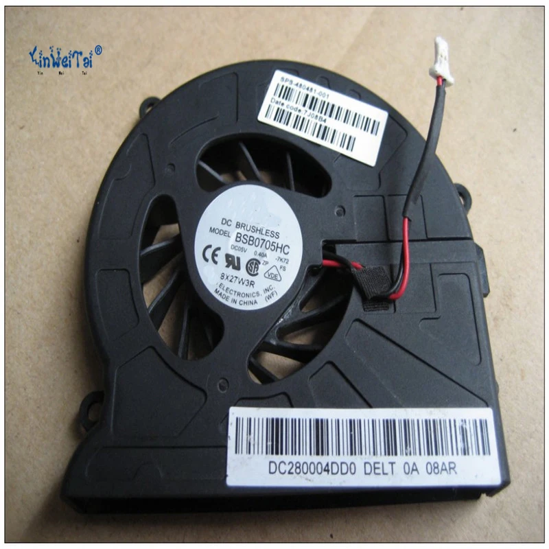 CPU Fan For HP Pavilion 480481-001 DC280004DA0 AB7805HX-EB1 DV7 DV7-1000 DFS531205M30T F7F8-CCW GB0507PGV1-A 13.V1.B3403.GN