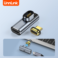 Unnlink Type C Thunderbolt 3 4 Adapter HD 8K Magnetic 100W OTG 40Gbps Data Transfer USB 4.0 Charging Converter for Phone Laptop