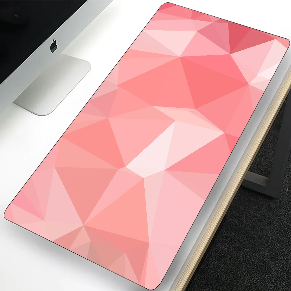 Grand tapis de souris de jeu rose, magnifique design, pour ordinateur portable, bureau, clavier