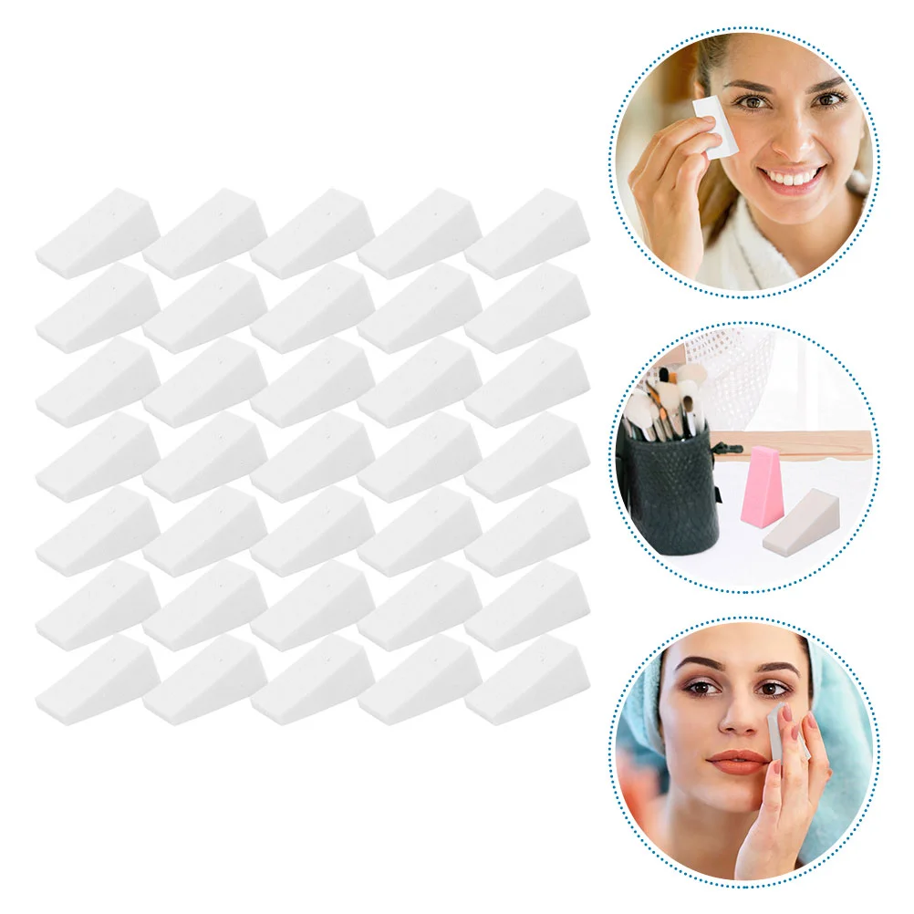 50 Pcs Blending Sponge Wet Dry Makeup Face Foundation Sponges Applicator Triangle Puff