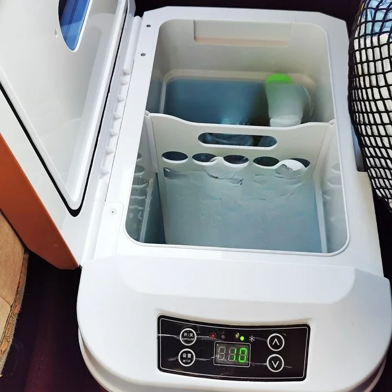 DURABLECar Refrigerator Small Refrigerator Truck Refrigerator Car Small Car Home Dual-purpose Portable 24V12V220V