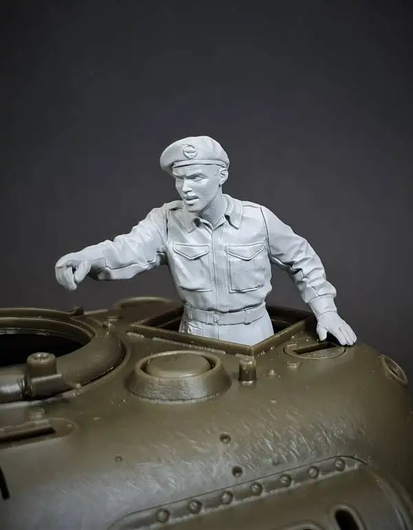 Figurine GK en résine 1/35, kit non assemblé et non peint