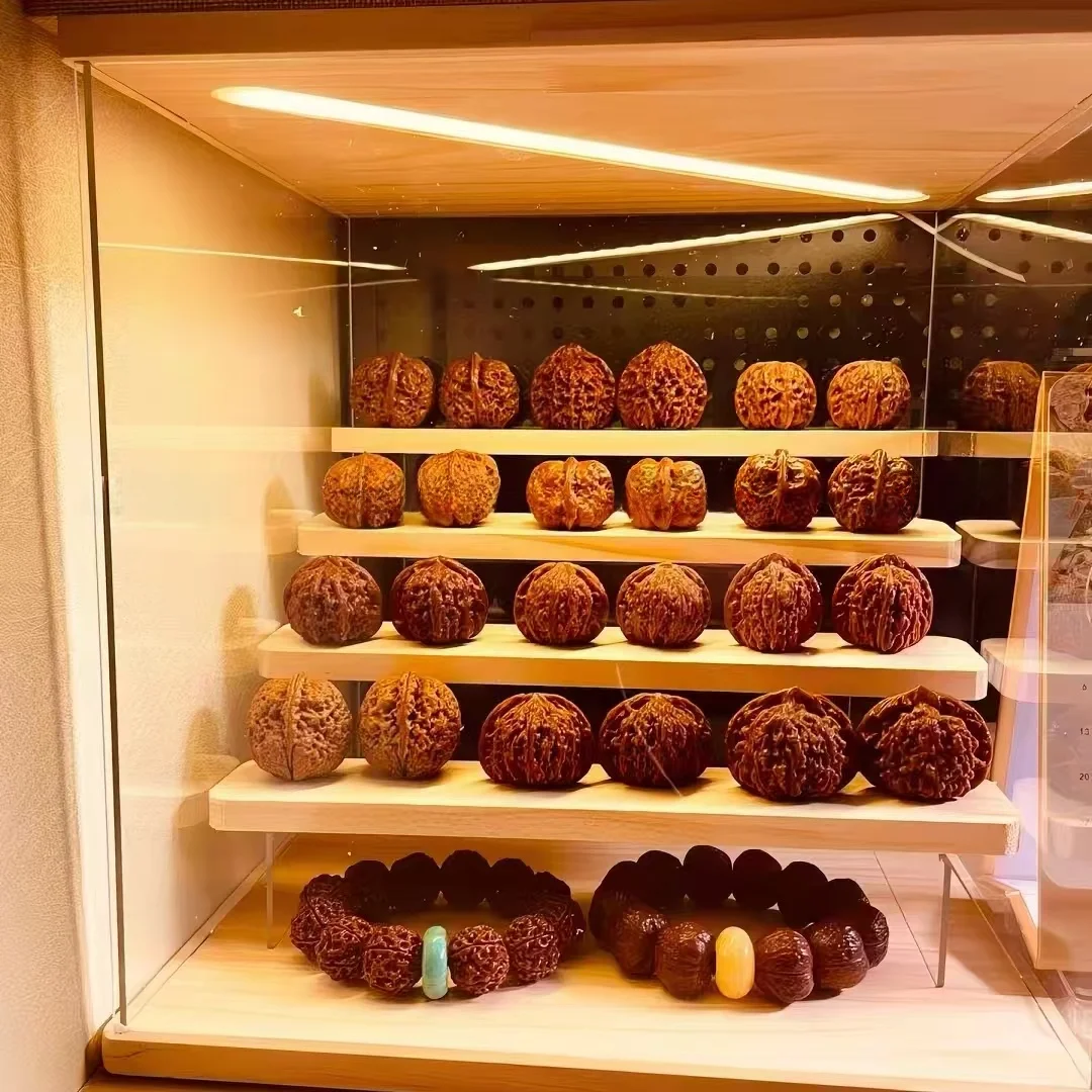 dustproof-display-stand-storage-box-for-walnuts-and-figurines-with-light-cube-shape-acrylic-material-adult-toy-organizer