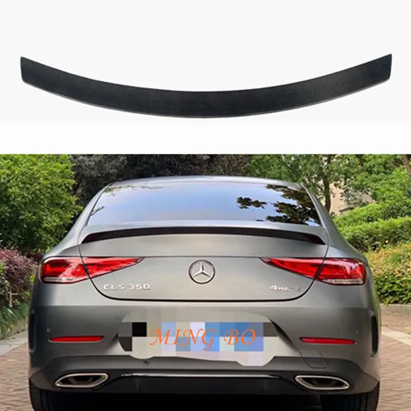 

FOR Mercedes-Benz CLS C257 W257 AMG Style Carbon Fiber Rear Spoiler Trunk Wing 2017-2023 FRP Forged carbon