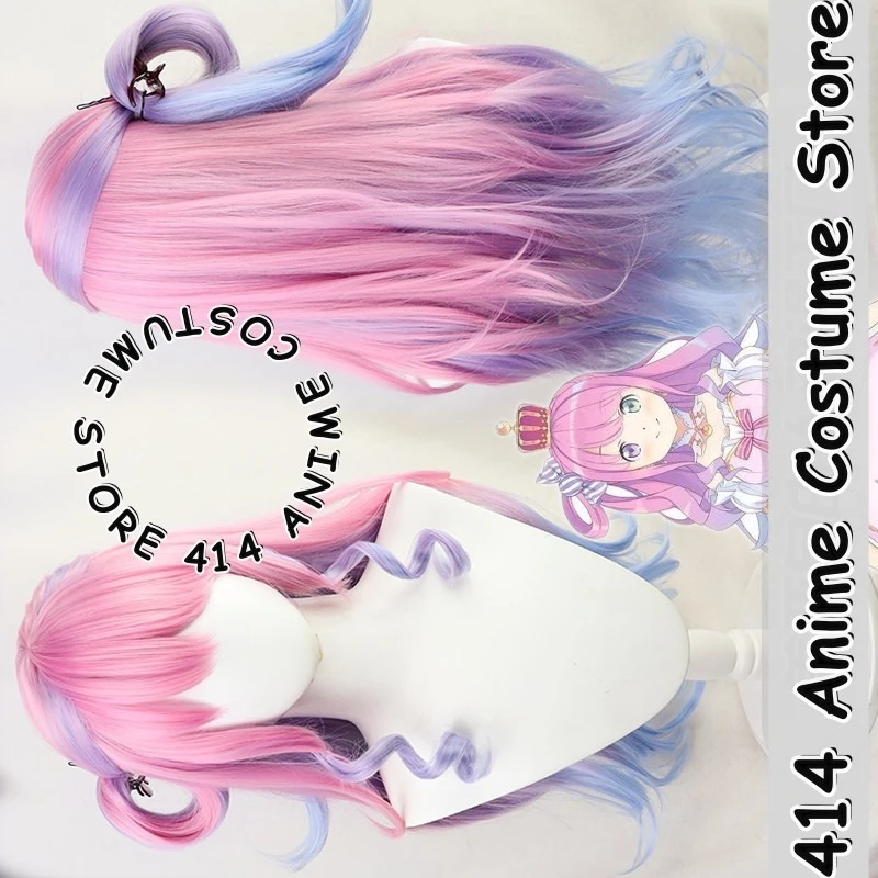 

Game & Anime Himemori Luna Cosplay Wig hololive VTuber Heat-Resistant Fiber Synthetic Hair