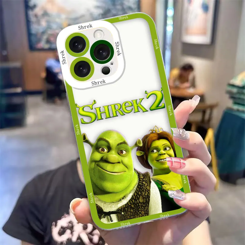 Funny Movie S-Shrek Third Clear Phone Case For Samsung Galaxy S26 S25 S24 S23 S22 S21 S20 FE S10 PLUS S30 S11E ULTRA EDGE Case