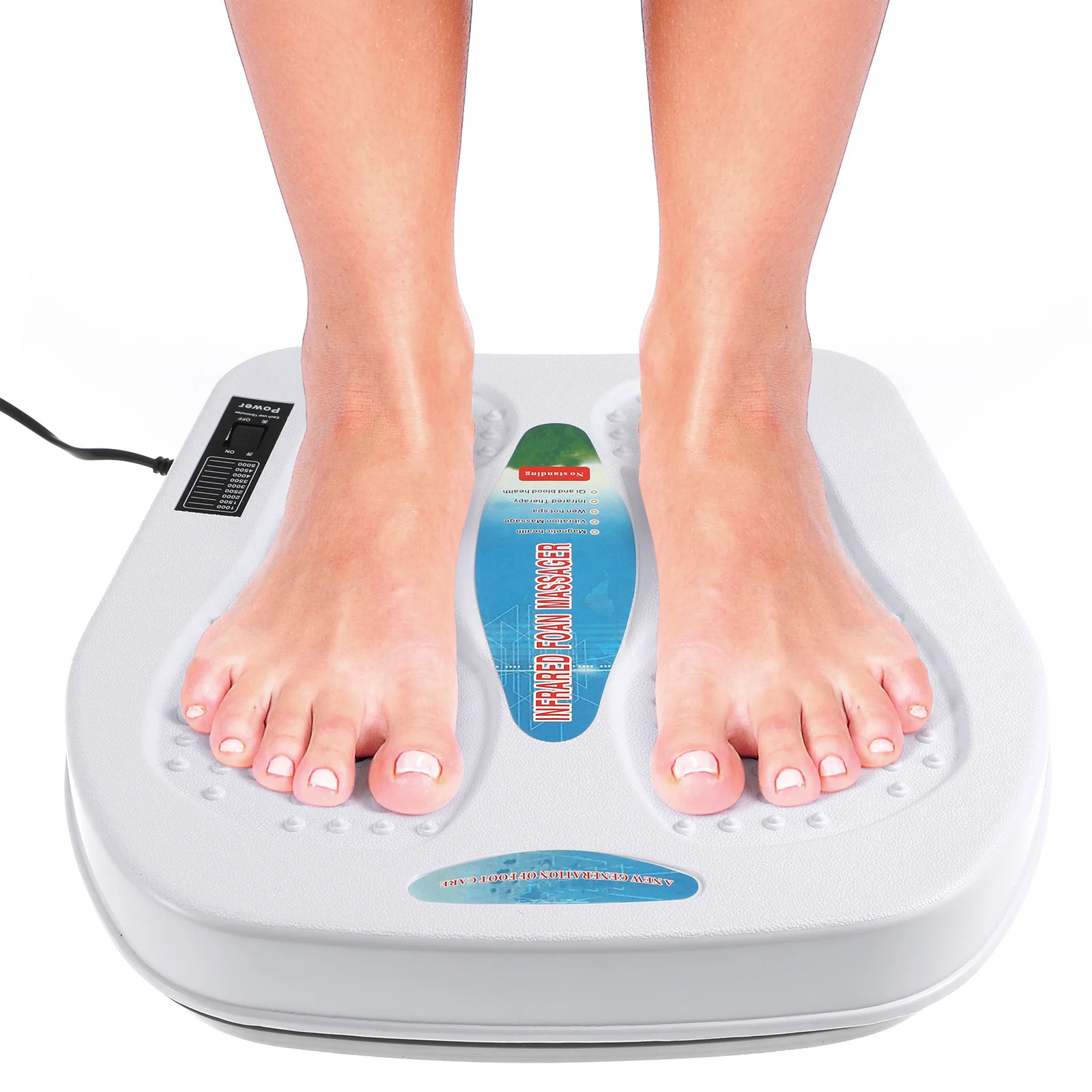 

Heated Foot Massager Electric Foot Massage Machine Uk Plug One Button Control Comfort Massage Relieves Fatigue