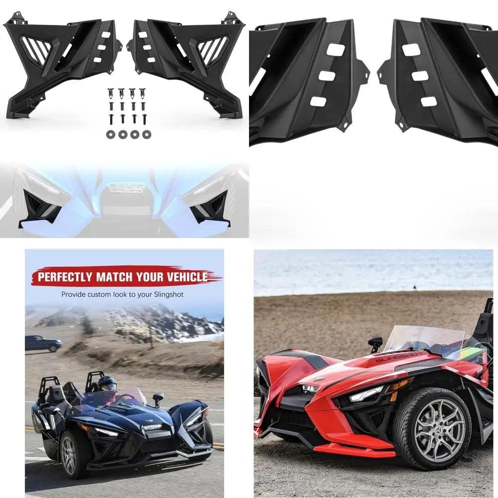 

Комплект передней нижней светодиодной акцентной панели для Polaris Slingshot S SL SLR R 2020 2021 2022 2023 2024, аксессуары для крепления корпуса, замена OE