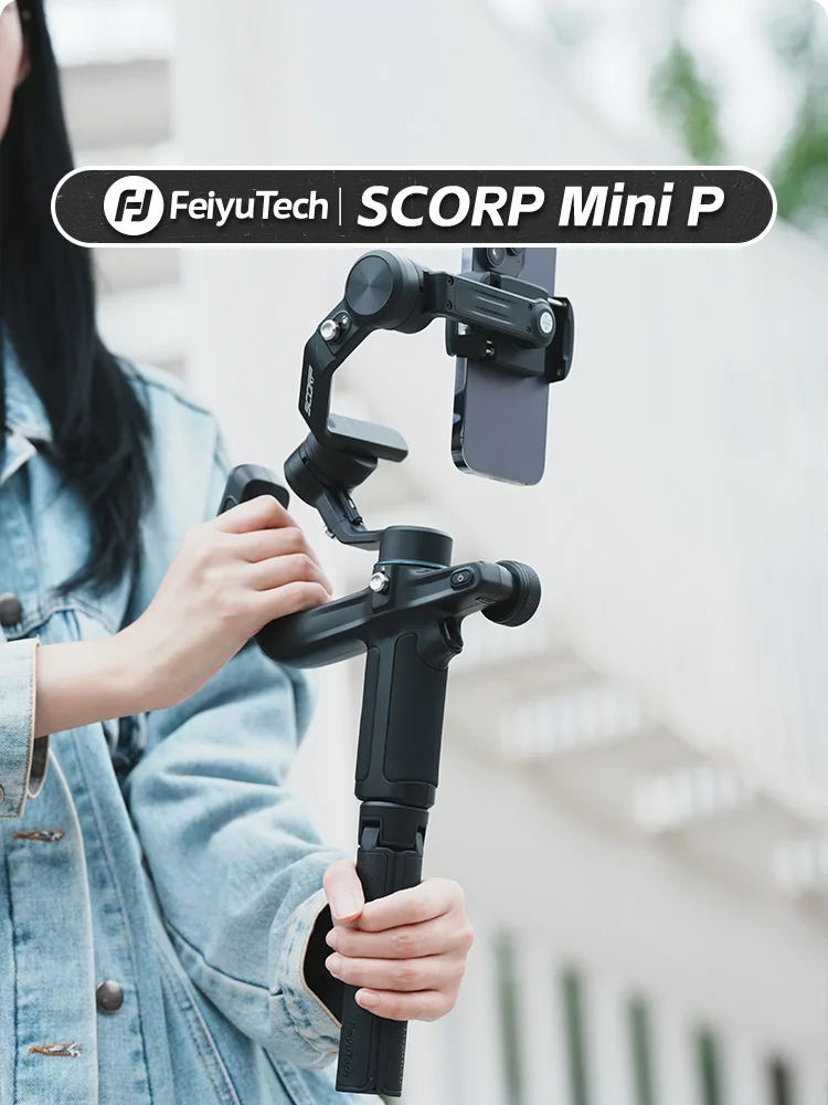 FeiyuTech SCORP MINI-P Smartphone Cell Phone Cellphones Gimbal Stabilizer 3-Axis Handheld for iPhone Huawei Samsung  Feiyu Tech