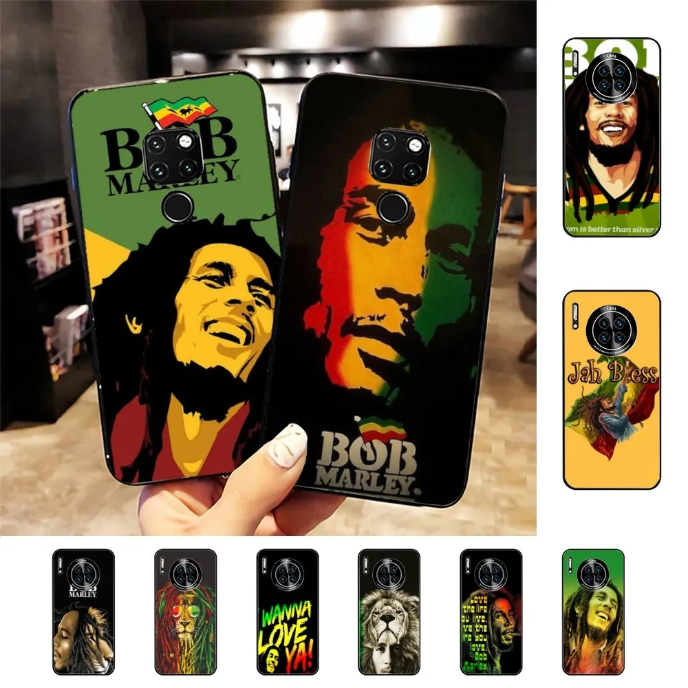 Bob Marley Rasta Lion Phone Case For Huawei Mate 10 20 30 40 50 Lite Pro Nova 3 3i 5 6 SE 7 Pro 7SE