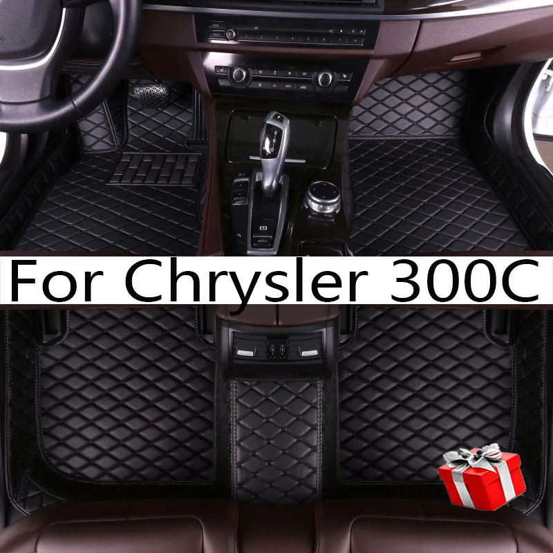 

Car Floor Mats For Chrysler 300 300C 2004~2010 Non-slip Carpets Leather Floor Mat Rugs Pad Car Accessories Anti-dirt pad 2008