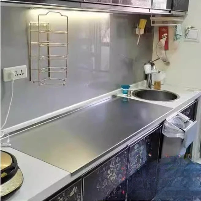 

Kitchen 304 stainless steel chopping board panel household antibacterial and mildew-proof rolling panel fruit cutting board