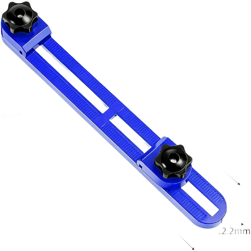 Adjustable Cutting Guide Fence Base Plate Designed for 4 Inch 6 Inch Angle Grinders in Cabinet Making Projects