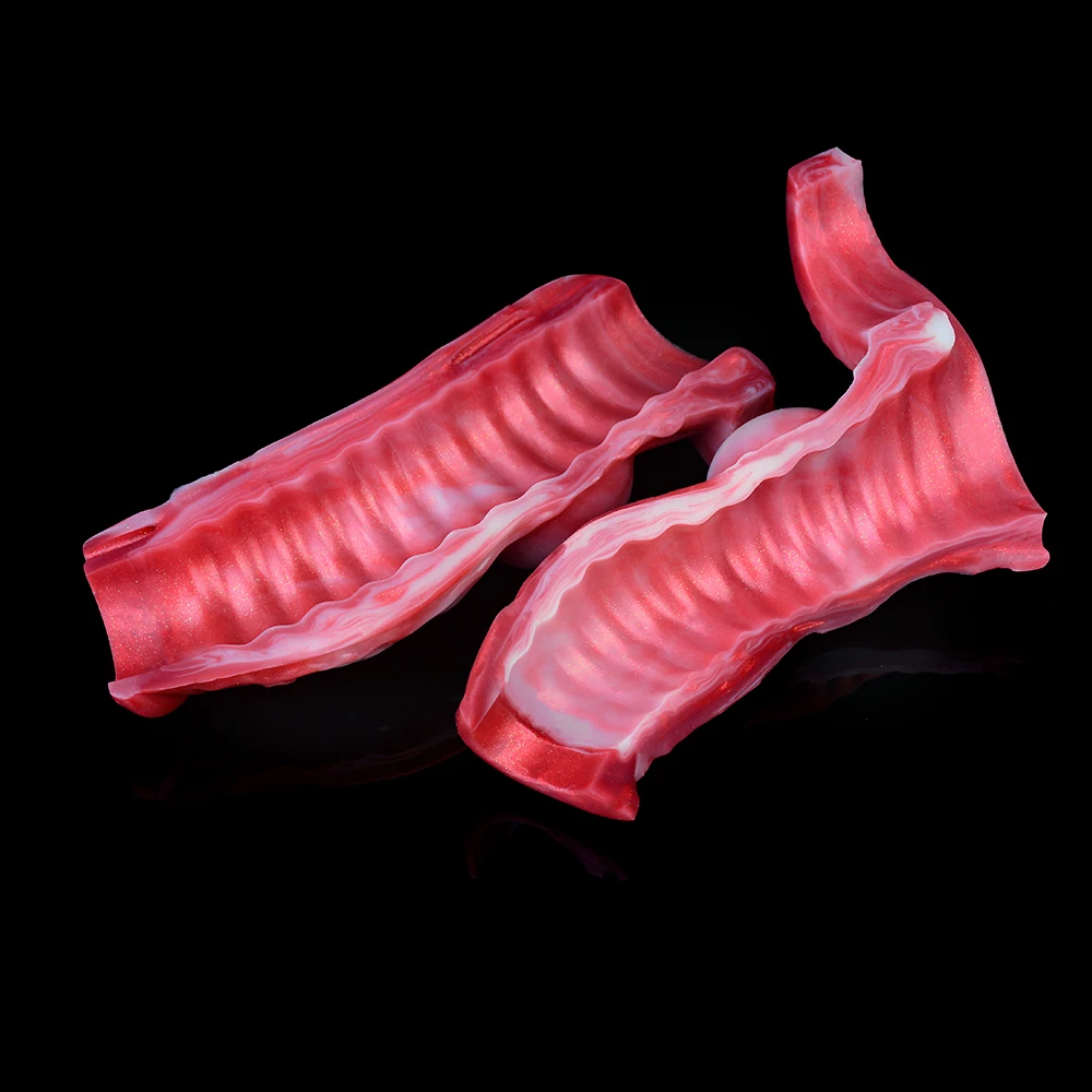 NNSX Penis Sleeve Extender Animal Textured Cock Sleeve Dick Enlargement Delay Ejaculation Silicone Sex Toyswith Knot for Couples