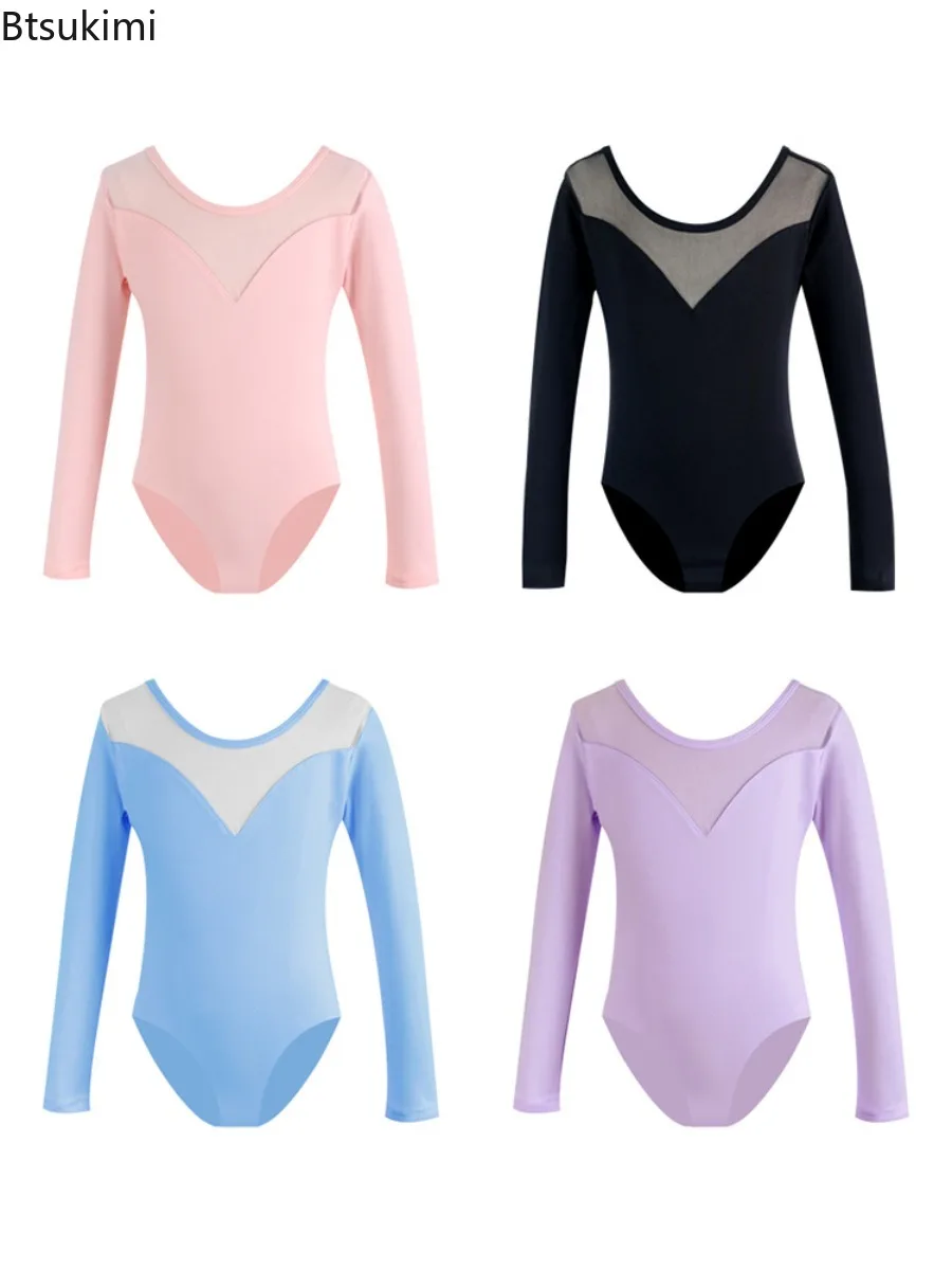 

Ballet Long Sleeve Leotards for Girls Gymnastics Leotards Ballet Dancing Bodysuit Girls Cotton Short Sleeves Dance Jumpsuits