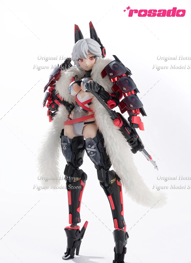 Eamestcore Craft 1/10 스케일 여성 군인 Rosado Project SEKIK Mech Girl 시리즈 풀 세트 약 18cm 액션 피규어 모델 선물
