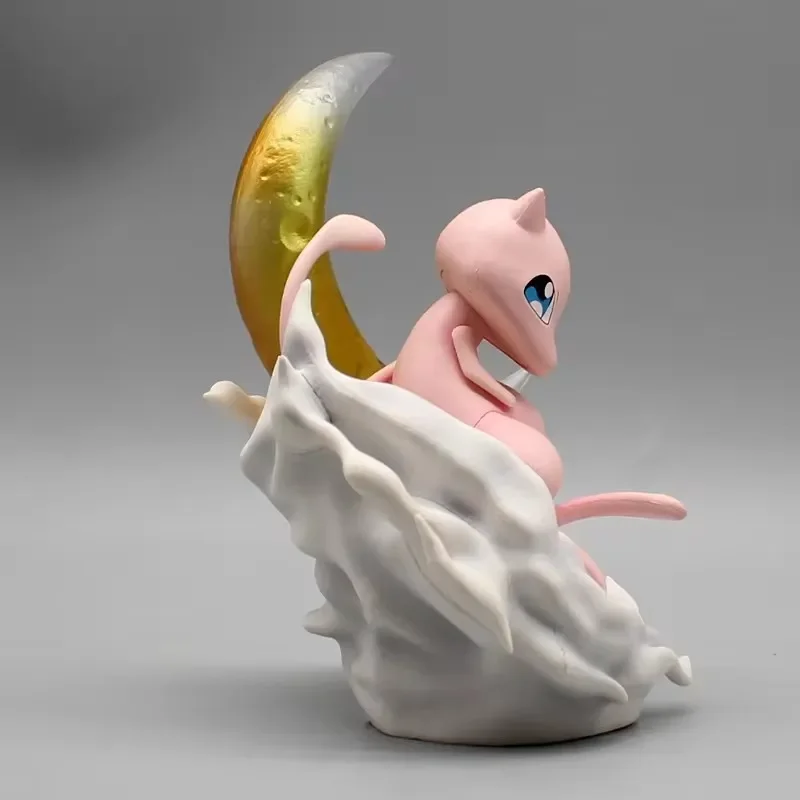 14 سنتيمتر Mewtwo Kawaii Mew القمر المشهد أنيمي عمل نموذج لجسم GK تمثال جمع سطح المكتب زينة زخرفية لطيف اللعب الهدايا