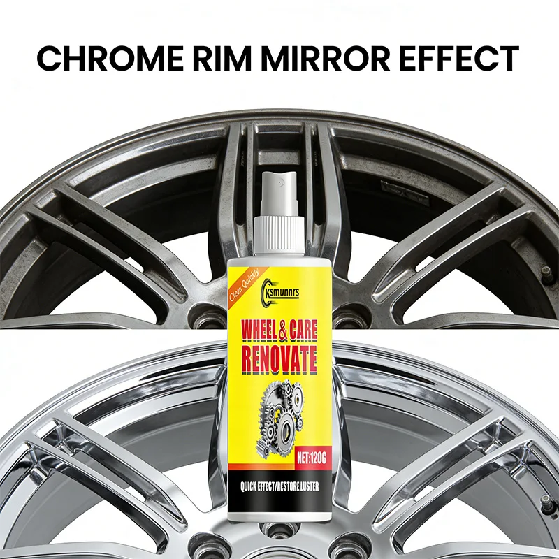 High-Efficiency Gentle Anti-Rust Formula for Stainless Steel Car Tools Restoration Cleaner
