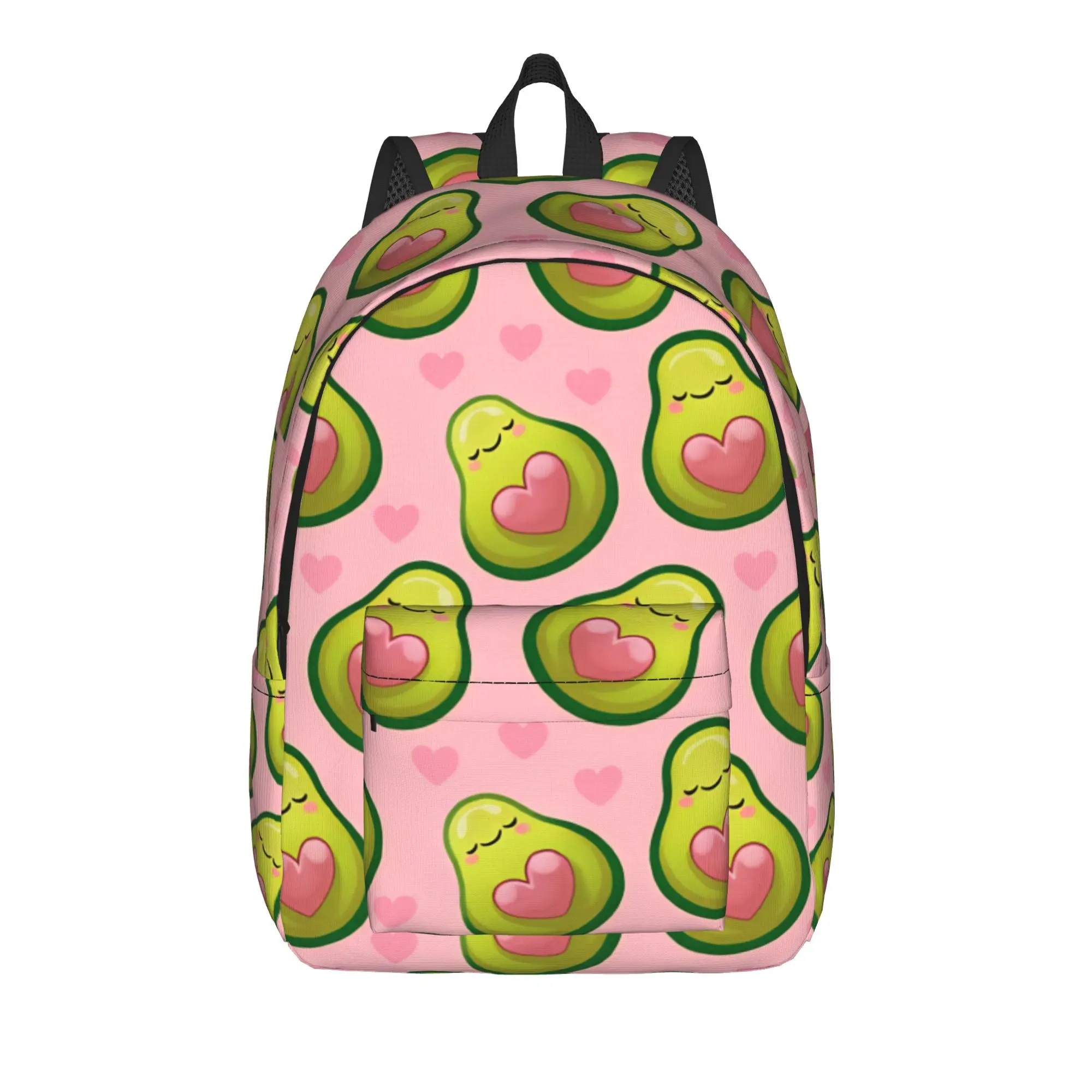cute Adorable Avocado Backpack  Novelty Backpacks Student Trekking Lightweight School Bags Designer Rucksack