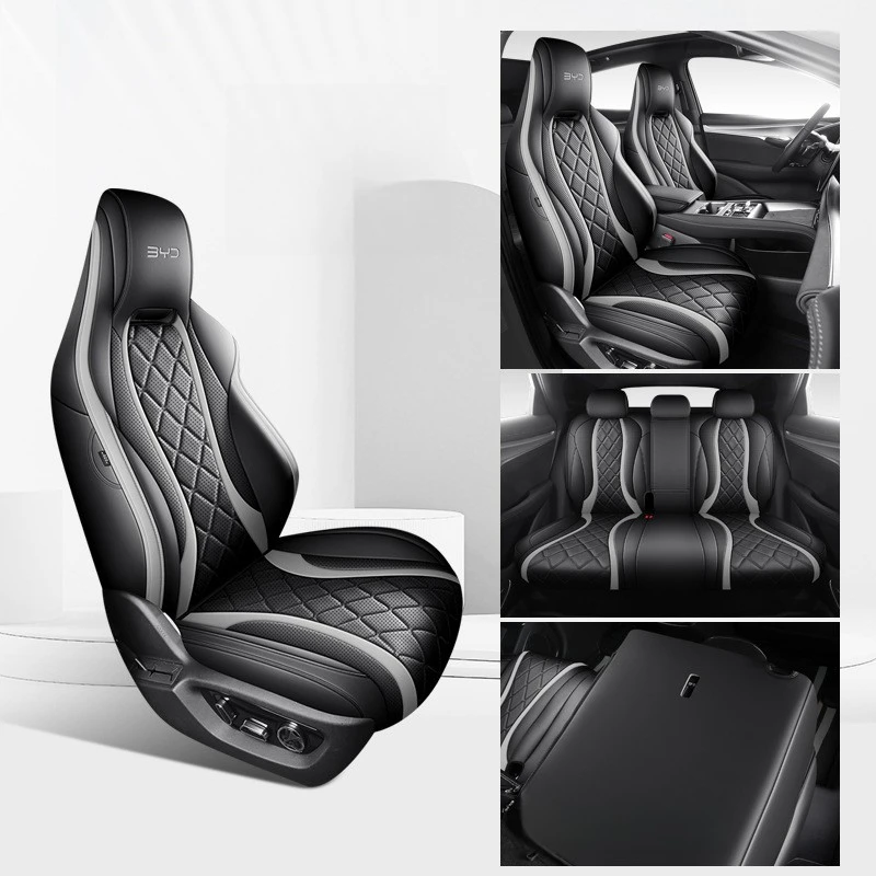 

Чехлы на автомобильные сиденья на заказ для BYD Sealion 7 Sea Lion 07 EV 2024 2025, защитная подушка с полным объемным звуком, аксессуары для автомобильных сидений