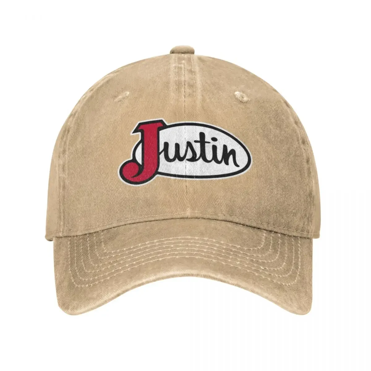 Awesome Art Justin Boots Edition Design Baseball Caps Washed Denim Hats Outdoor Adjustable Casquette Sports Baseball Cowboy Hat