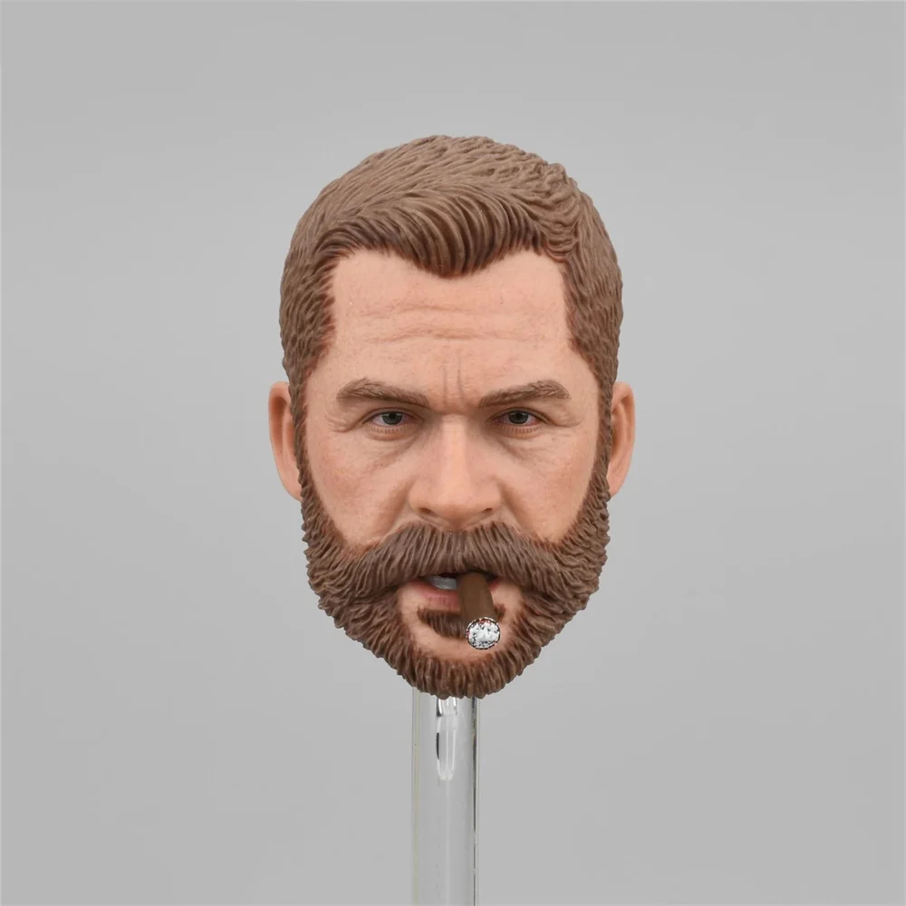 Easy&Simple ES GA1008 1/6 Soldier Doll Man Call Action Figure Duty Head Sculpt Carving with Cigar Caps For 12