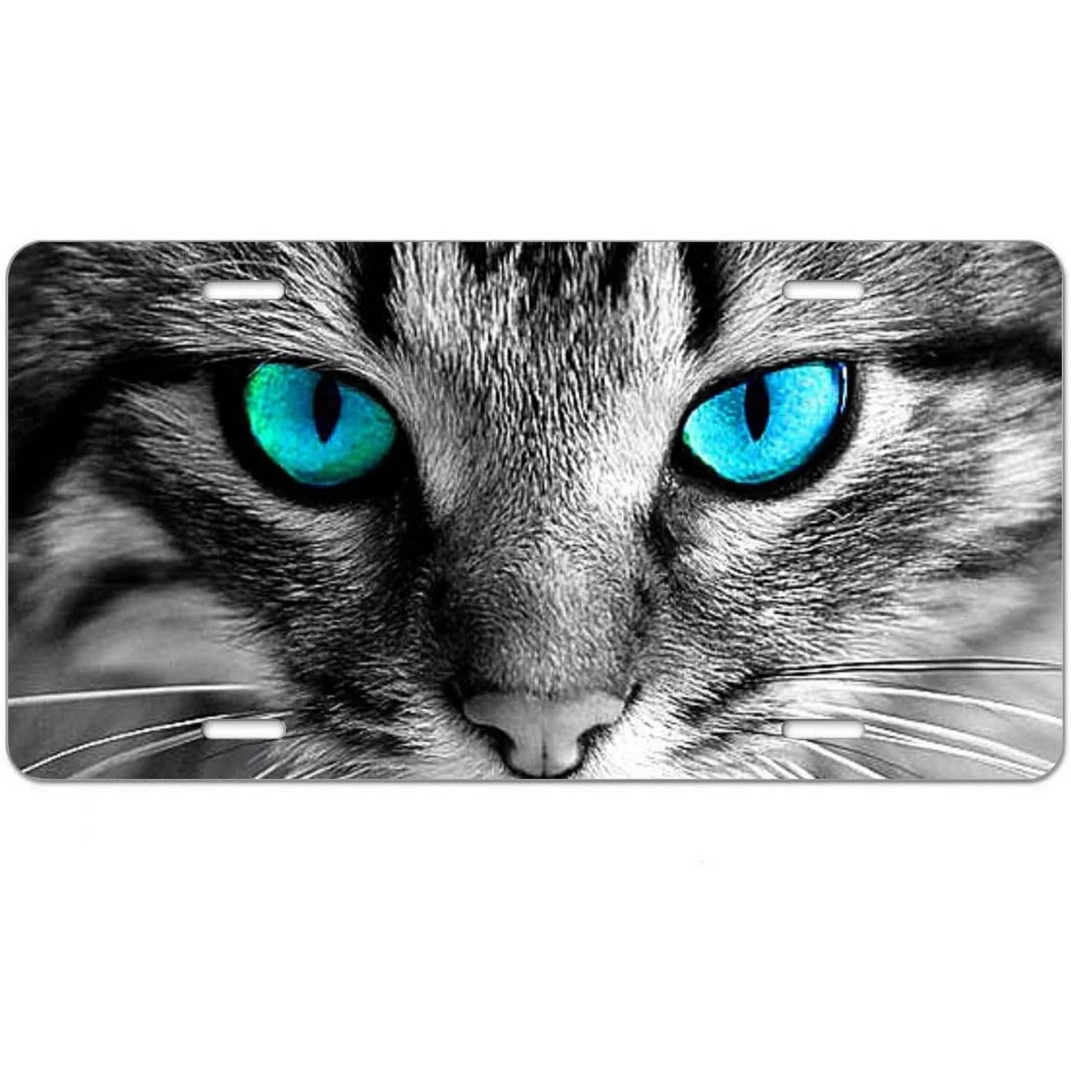 Animal Eyes License Plates for Wall Decoration Metal Tin Signs Vintage Tags Metal Automotive Signs For Cafe Bar Club Garage Pubs