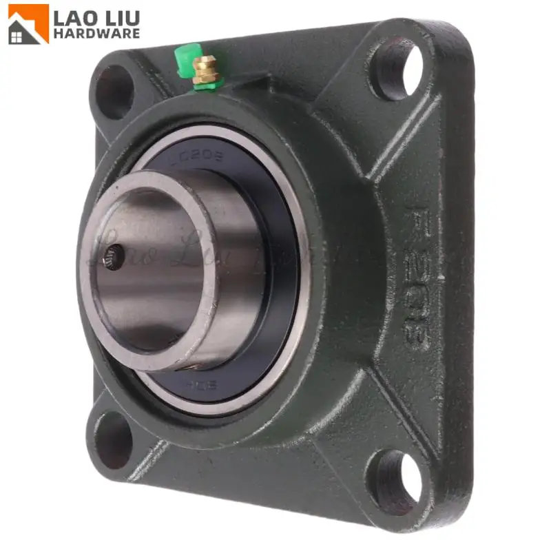 

Complete set of bearings outer spherical bearing seat Inserted ball bearing UCF208