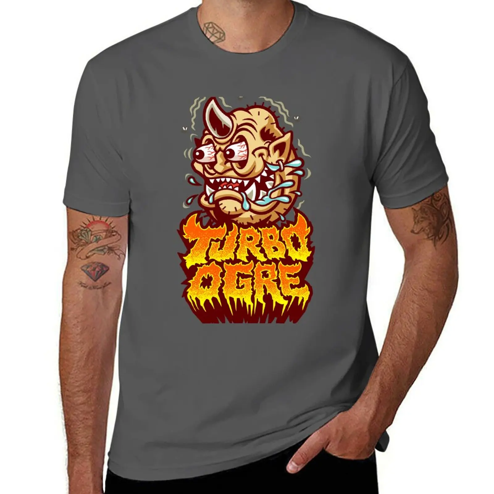 TurboOgreFINK! T-Shirt Clothing luxury t-shirt plus size men clothing