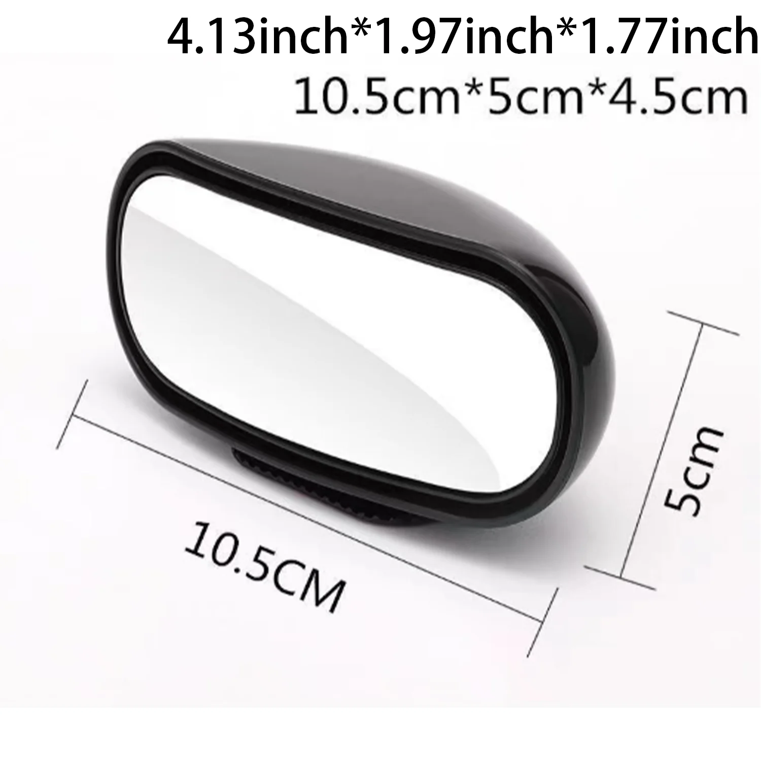 1PC Car Rearview Auxiliary HD Glass Parking Aid Mirror 360-degree Wide Angle Car Blind Spot Mirror Adjustable Rotation