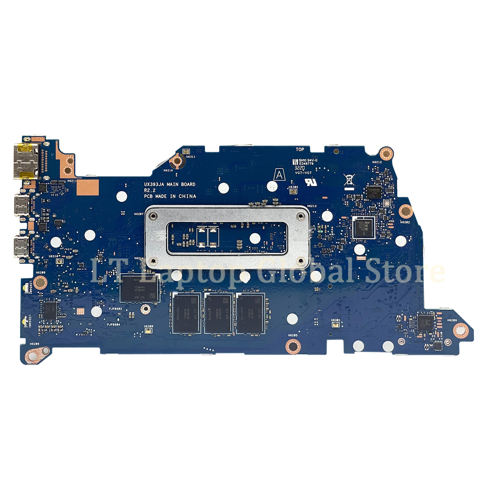 UX393JA Motherboard For Asus ZenBook S UX393JA UX393 Laptop mainboard with cpu i5 i7 10th Gen 8G/16GB ssd RAM ddr4