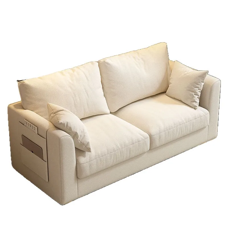 

Sofa small apartment, modern bedroom rental room simple, double triple living room fabric sofa