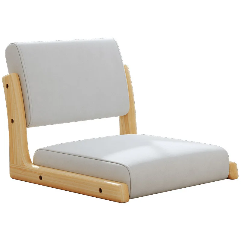 

Bed Chair Tatami Living Room Seat Japanese-style Solid Wood Bay Window Bed and Room Chair Footless Legless Chair Back Stool