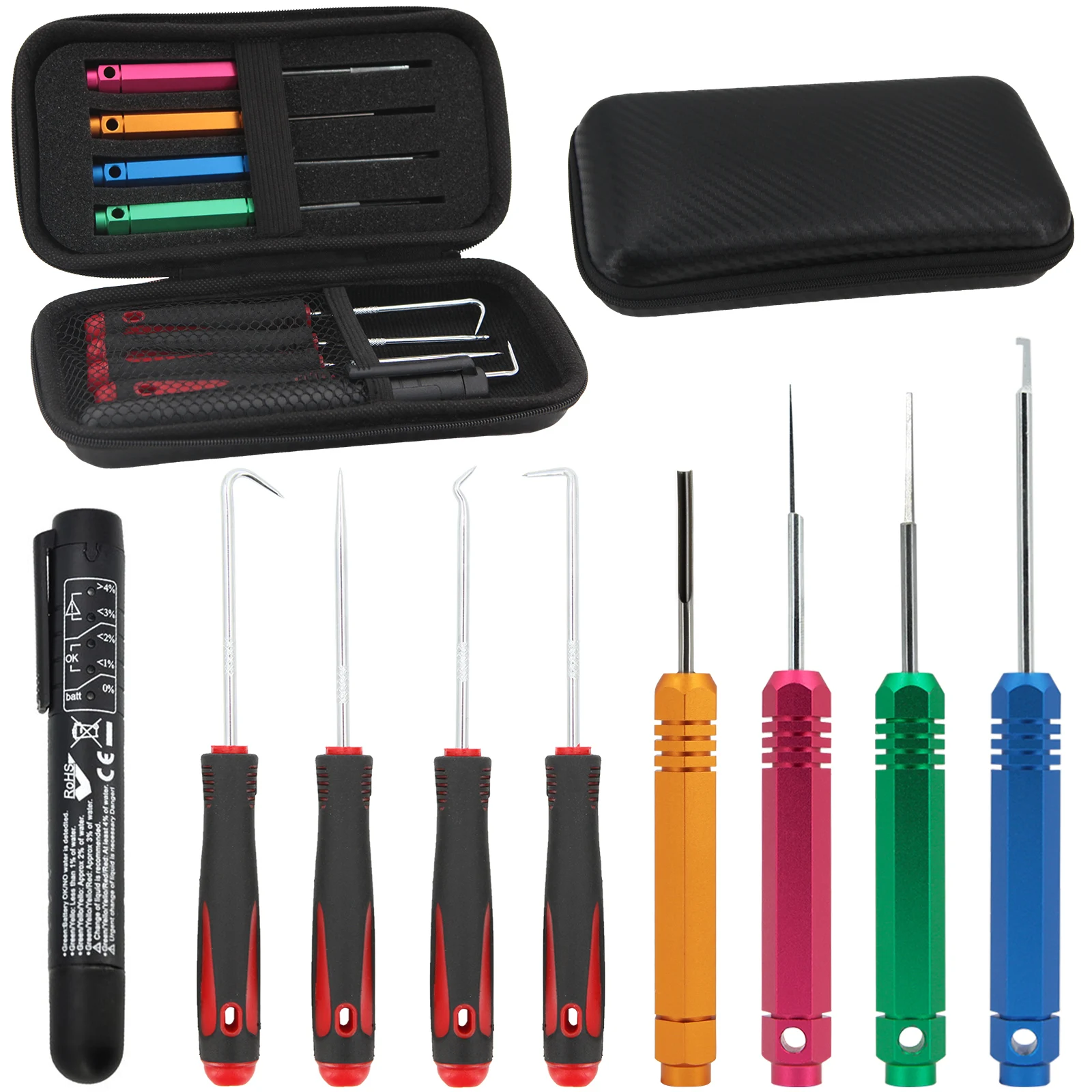 Car Terminal Removal Tool Kit for Weather Pack Metri Pack Series Connector Harness Terminals and Crimp Removal Tool KIT