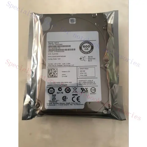 R+ For DELL 07YX58 ST600MM0006 600GB 10K.6 2.5'' 6Gb/s SAS Hard Drive 100% Generic